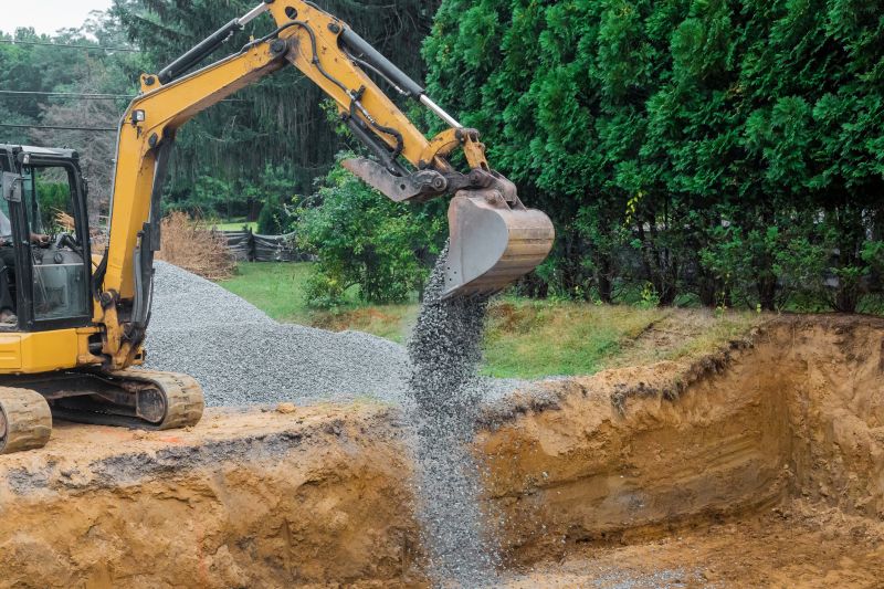 Excavation for Proper Drainage