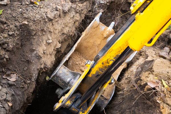 Downspout Trenching in Crestview
