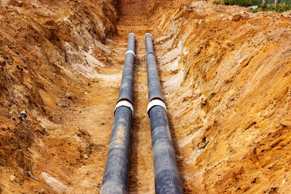 Water Line Trenching in Crestview