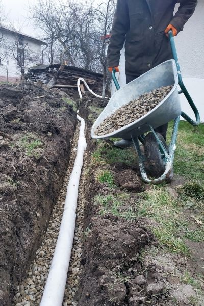 Drain Trenching in Crestview
