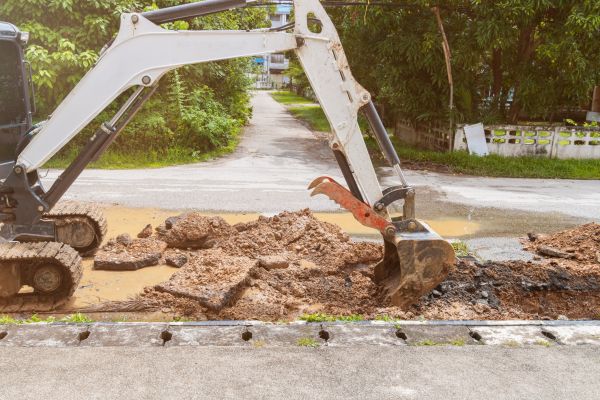 Water Line Excavation in Crestview